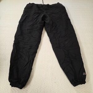 Outersport Vintage 90s Black Nylon Windbreaker Track Pants Mens Medium Lined
